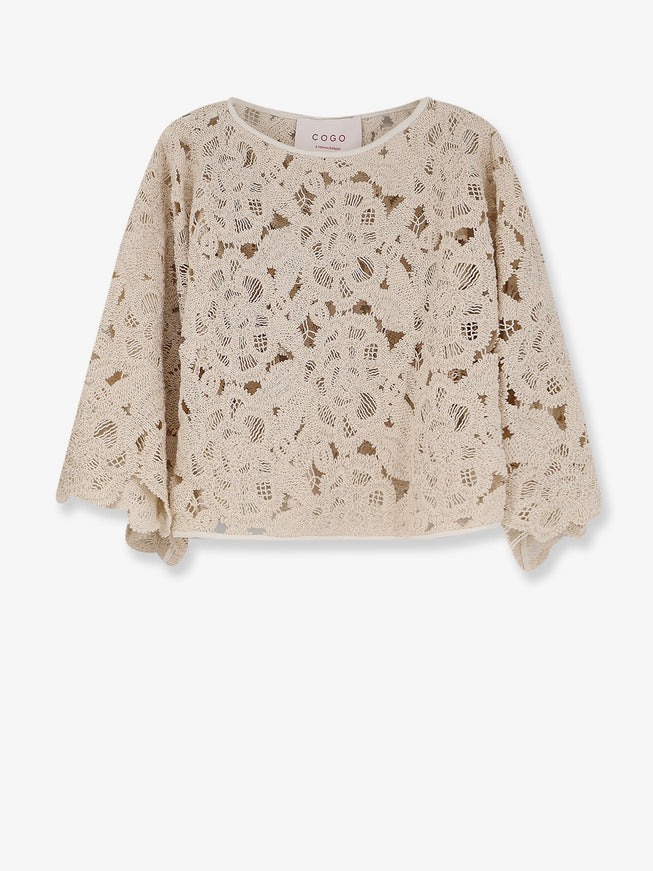 Co.go Cotton Sweater With Embroidery Miraggio