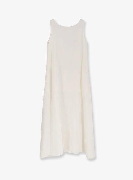 Co.go Linen Long Dress Bianco
