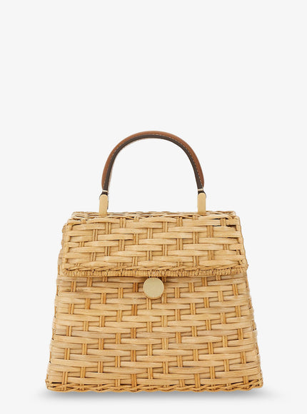 Cult Gaia Sybil Wicker Handbag Uni Light Toasted Natural
