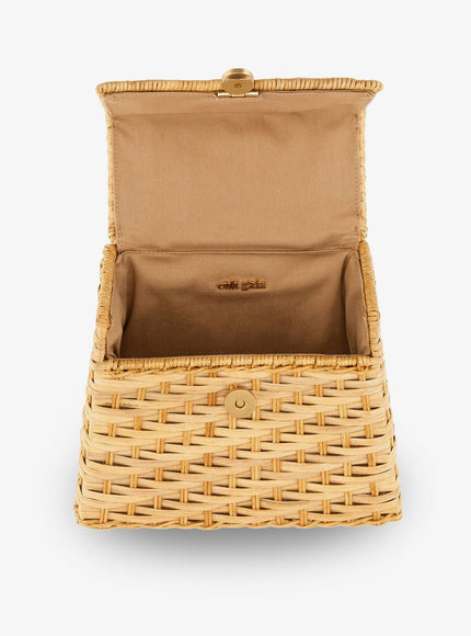 Cult Gaia Sybil Wicker Handbag