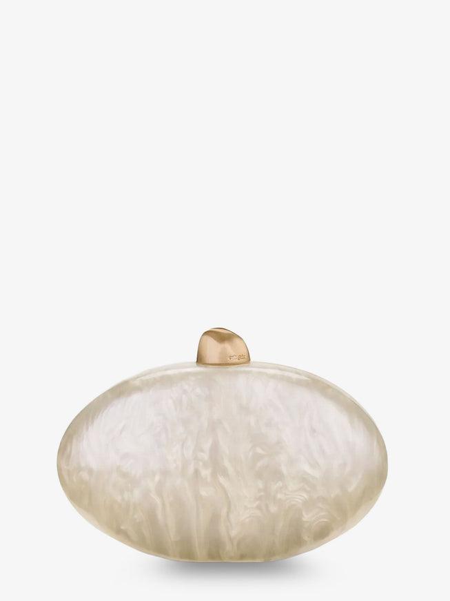 Cult Gaia Eviana Acrylic Clutch Bag Uni Ivory