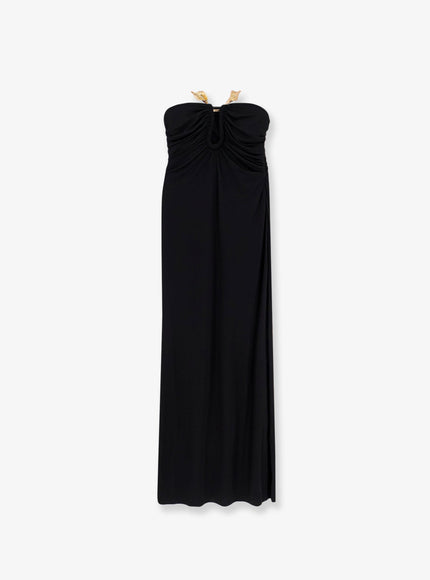 cult gaia black dress Cult Gaia Emir Viscose Blend Long Dress – Ellie Belle