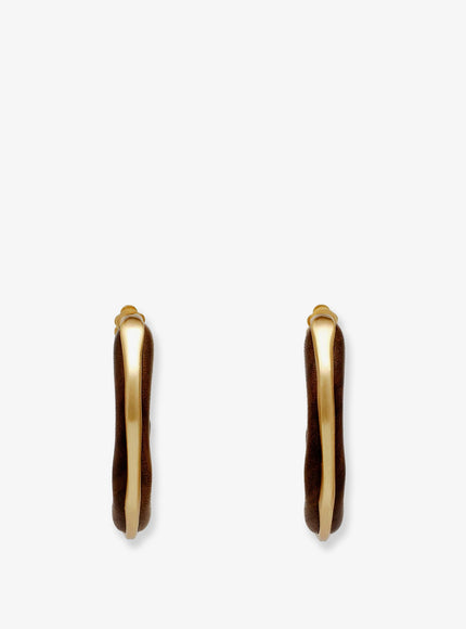 Cult Gaia Madeira Natural Wood Earrings