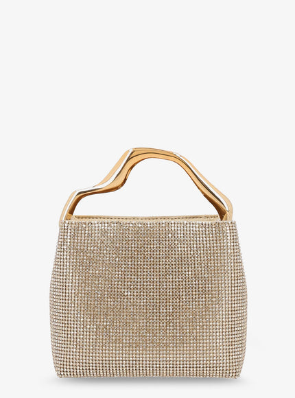 Cult Gaia Solene Mini Handbag With All-Over Crystals