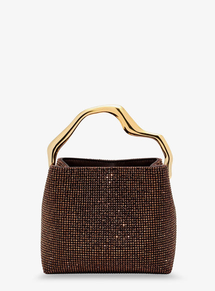 Cult Gaia Solene Mini Handbag With All-Over Crystals Uni Java