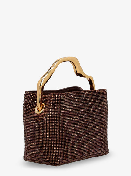 Cult Gaia Solene Mini Handbag With All-Over Crystals