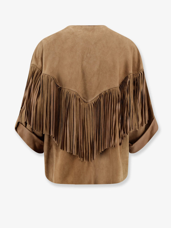 Dfour Fringed Suede Jacket