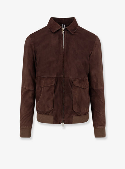 Dfour Suede Jacket Testa Di Moro