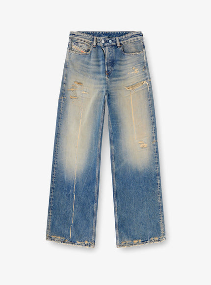 Diesel 1996 D-Sire Jeans In Denim Blue With Washed-Out Effect Jeans