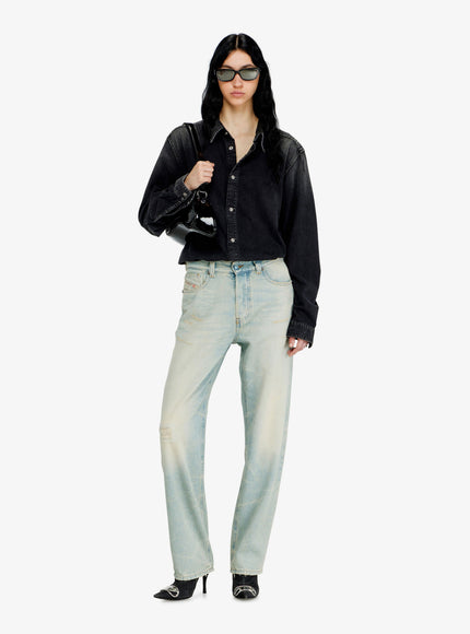 Diesel 1988 D-Ark Jeans In Washed-Out Blue Denim