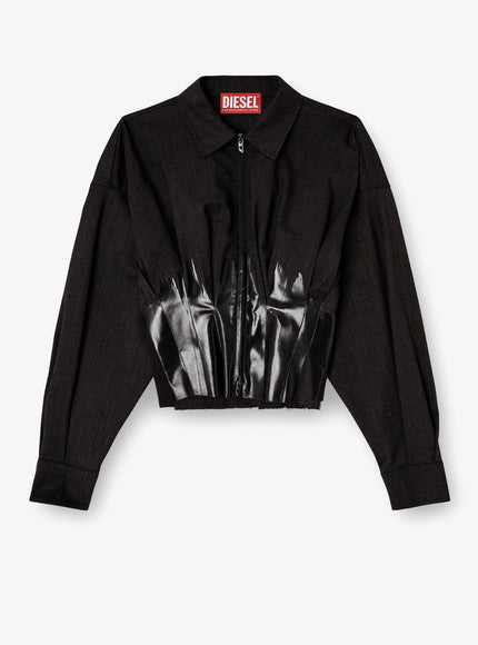 Diesel G-Anbu Virgin Wool Blend Jacket Nero