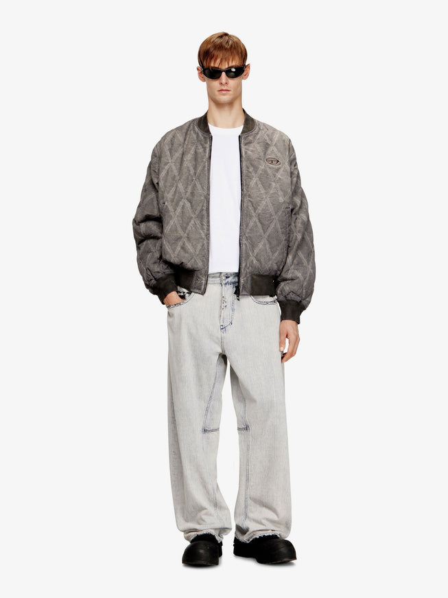 Diesel J-Type-Treat Diamond-Quilted Cotton Blend Jacket