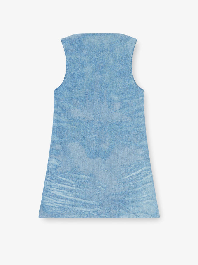 Diesel De-Selune-Fsi Denim Dress Blue Denim