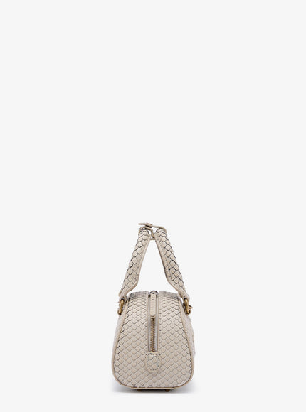 Diesel 1Dr Dome Python Leather Crossbody Bag