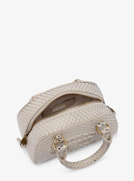 Diesel 1Dr Dome Python Leather Crossbody Bag