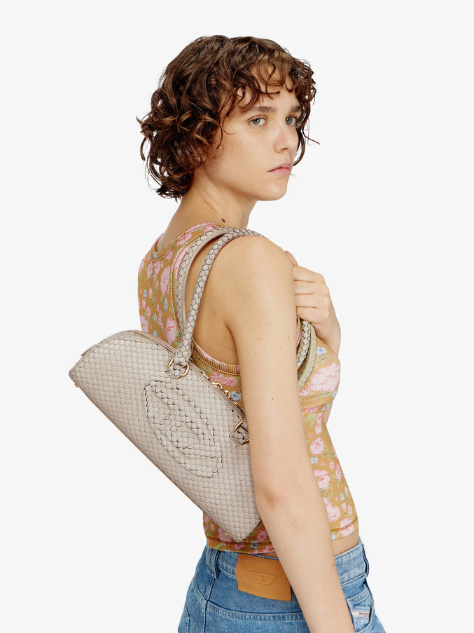 Diesel 1Dr Python-Effect Leather Shoulder Bag