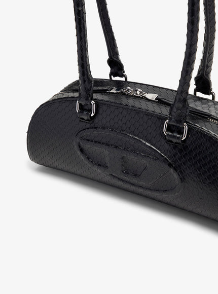 Diesel 1Dr Python-Effect Leather Shoulder Bag