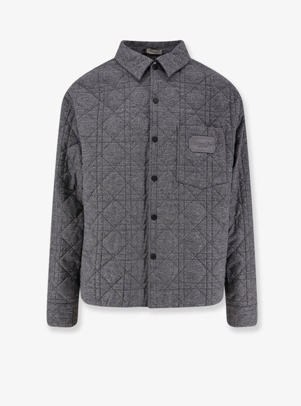 Dior Cannage Shirt Jacket With Embroidery Christian Dior Couture Multicolore