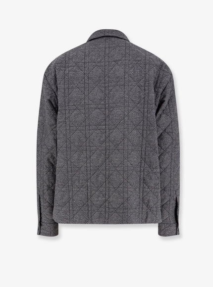 Dior Cannage Shirt Jacket With Embroidery Christian Dior Couture