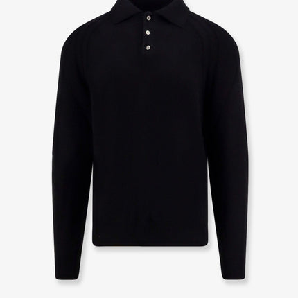 Dior Cashmere Polo Shirt Noir