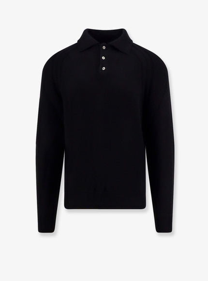 Dior Cashmere Polo Shirt Noir