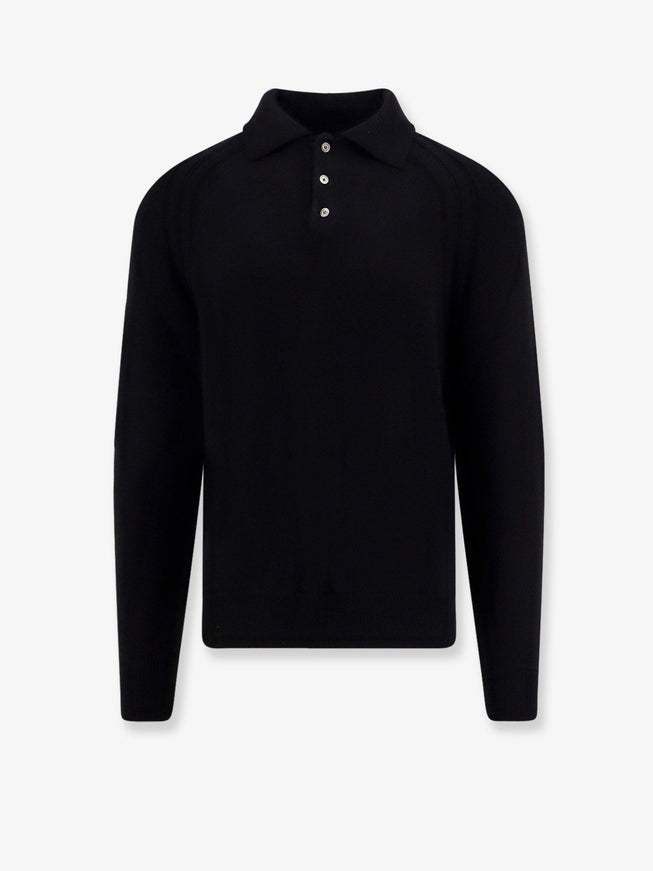 Dior Cashmere Polo Shirt Noir