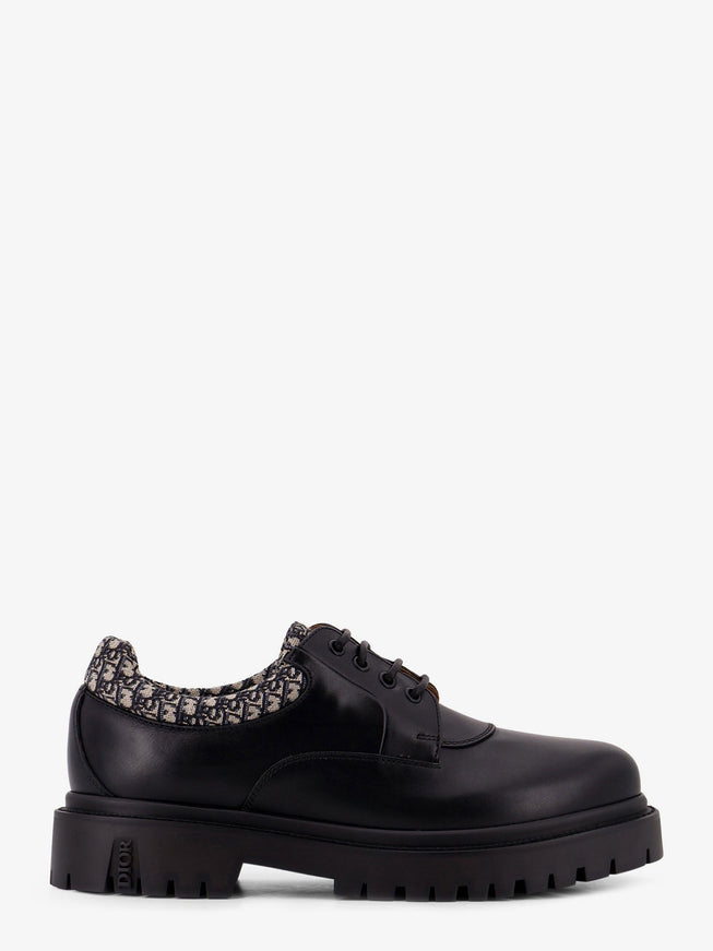 Dior Dh Dexpii Leather Lace-Up Black Beige