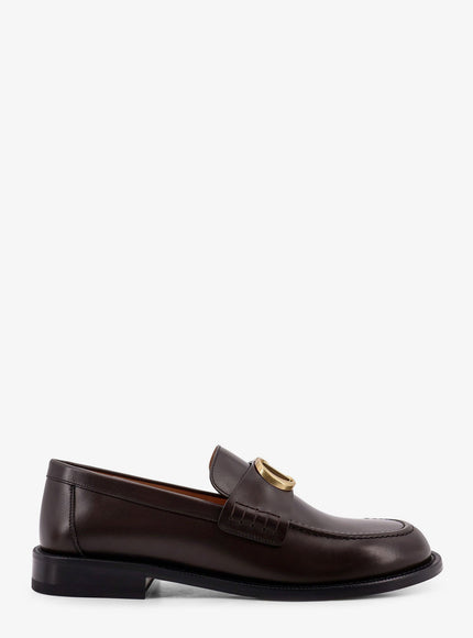 Dior Archie Leather Loafers Darkbrown