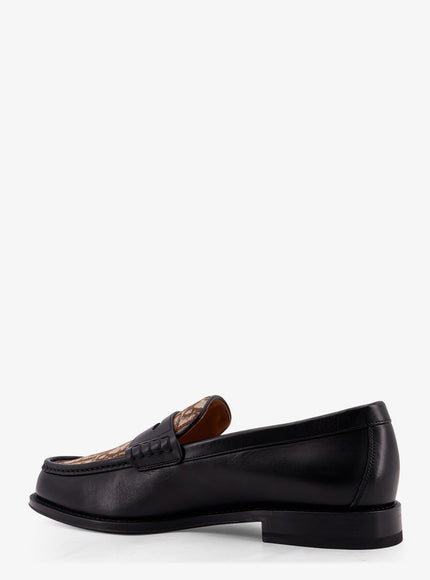 Dior Leather Loafers With Dior Oblique Detail