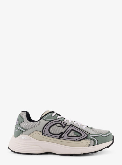 Dior Nylon Sneakers With Embossed Cd Logo Green