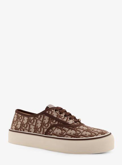 Dior Saltwind Canvas Sneakers With Dior Oblique Embroidery