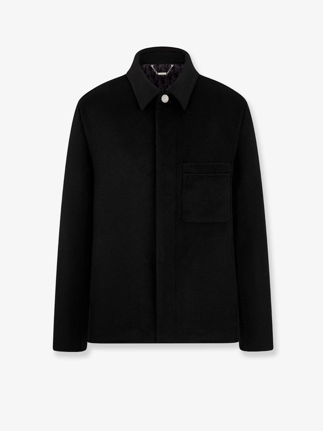 Dior Virgin Wool And Cashmere Coat Noir