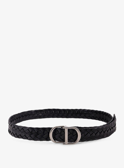 Dior Woven Leather Belt Noir