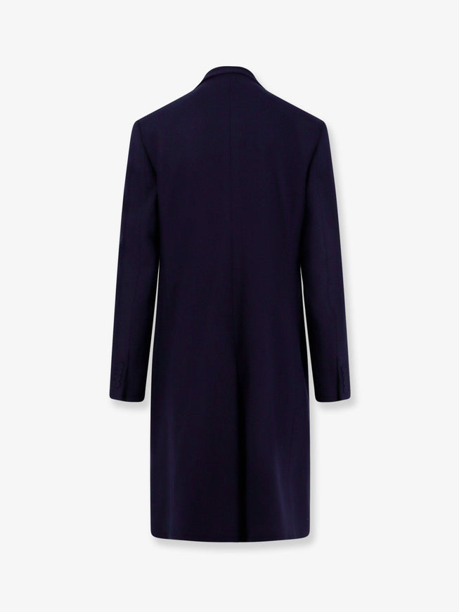 Dior Single-Breasted Virgin Wool Coat