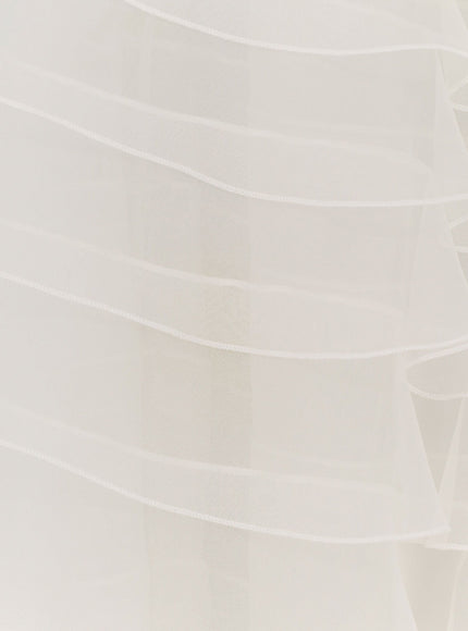 Dior Voile Ruffle Skirt