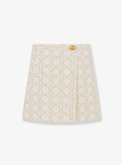 Dior Macrocannage Lurex Shorts/Skirt Fantaisie