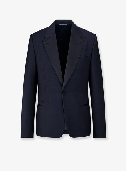 Dior Wool And Mohair Blazer Bleu