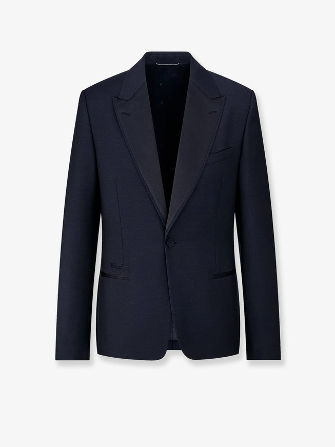 Dior Wool And Mohair Blazer Bleu