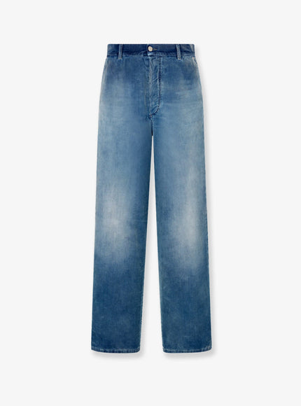 Dior Corduroy Trousers Bleu