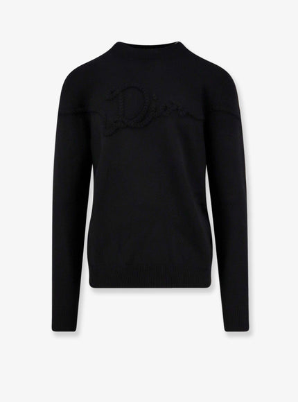 Dior Dior Ribbon Wool Sweater Noir
