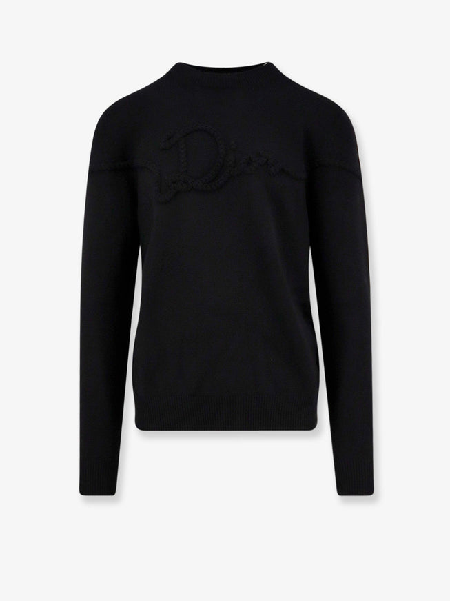 Dior Dior Ribbon Wool Sweater Noir