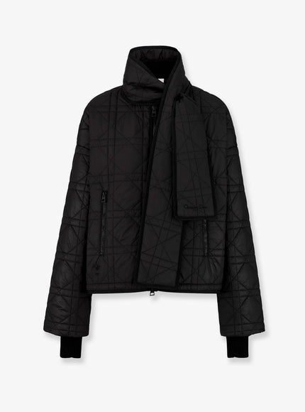 Dior Jacket With Scarf And Cannage Motif Noir