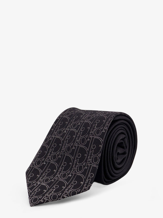 Dior Silk Tie Uni Noir