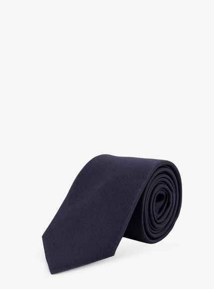 Dior Dior Ribbon Silk Tie Uni Bleu