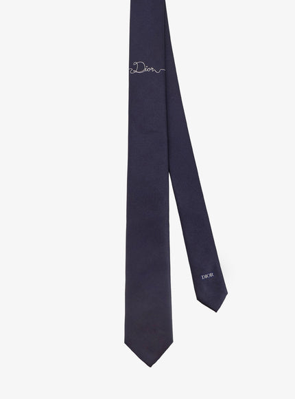 Dior Dior Ribbon Silk Tie