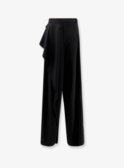 Dior Virgin Wool Trousers 36 Noir