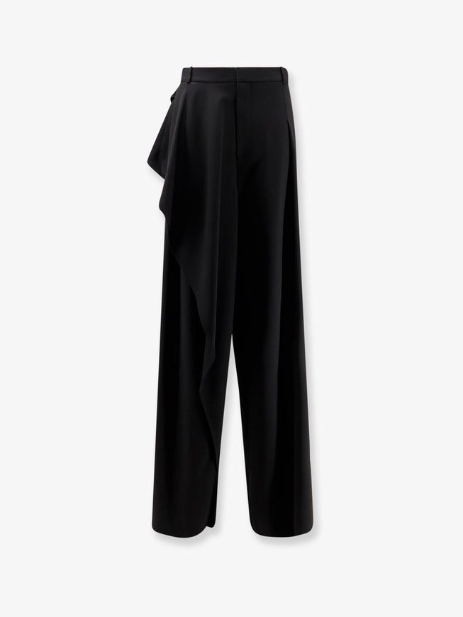 Dior Virgin Wool Trousers 36 Noir