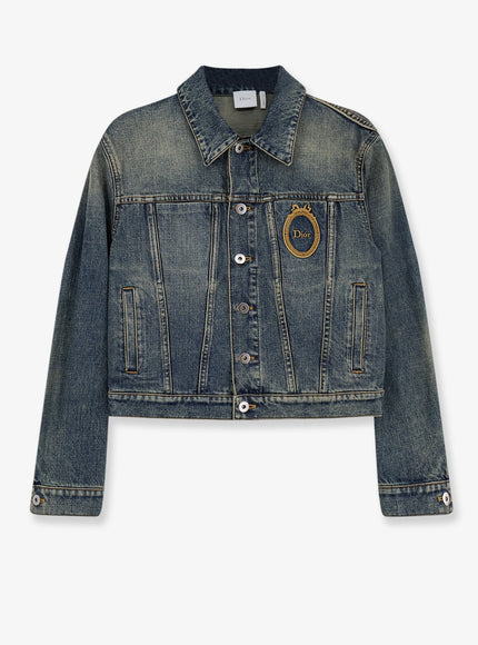 Dior Dior Medallion Denim Jacket Bleu