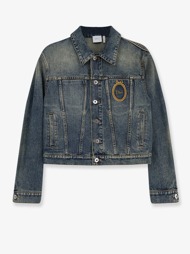 Dior Dior Medallion Denim Jacket Bleu