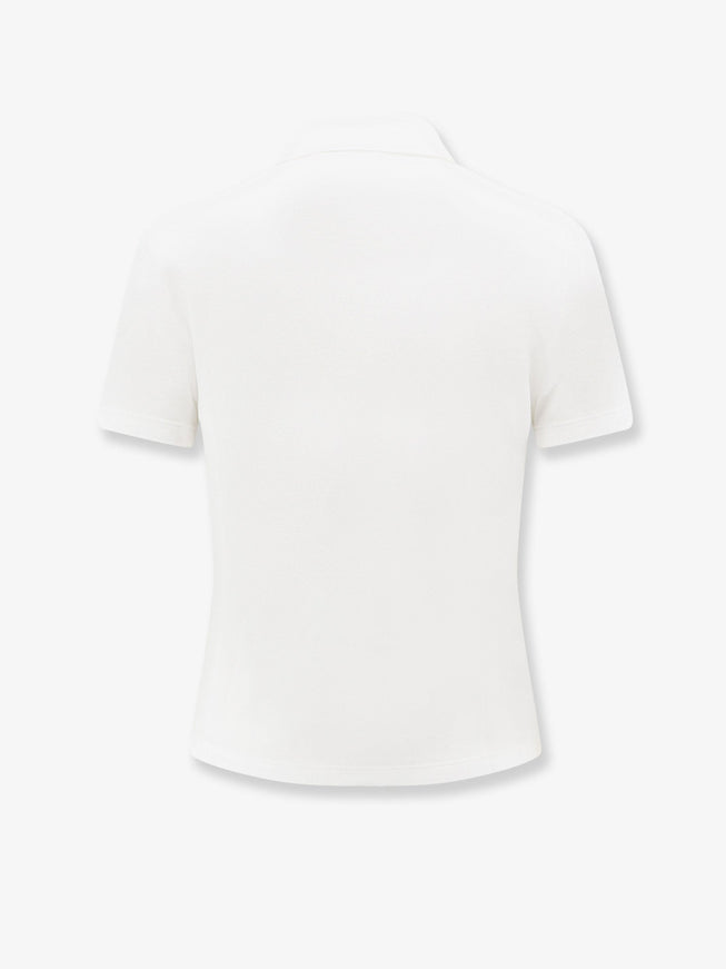Dior Cotton Blend Polo Shirt With Embroidered Dior Médaillon Logo